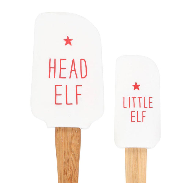 Head Elf Little Elf Silicone Christmas Spatula Set