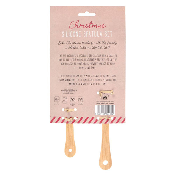 Head Elf Little Elf Silicone Christmas Spatula Set