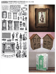 PREORDER - Iron Orchid Designs Decor Stamp - Portobello Road