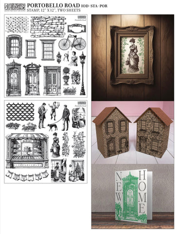 PREORDER - Iron Orchid Designs Decor Stamp - Portobello Road