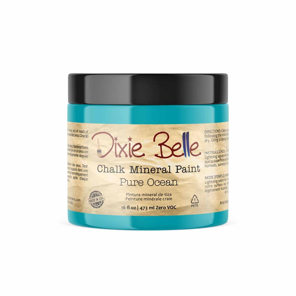 Dixie Belle Chalk Mineral Paint - Pure Ocean - 16 oz