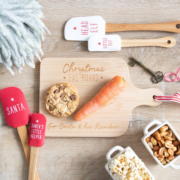 Head Elf Little Elf Silicone Christmas Spatula Set