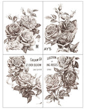 Iron Orchid Designs ‘Mays Roses’ decor transfer pad