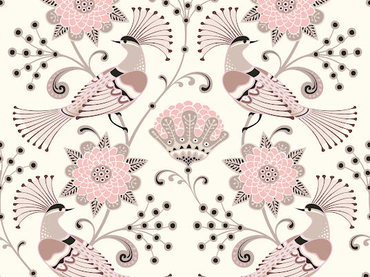 MINT by Michelle ‘Pink Peacocks’ tissue decoupage paper