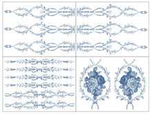 Iron Orchid Designs Paint Inlay ‘Tromp L’Oeill Bleu