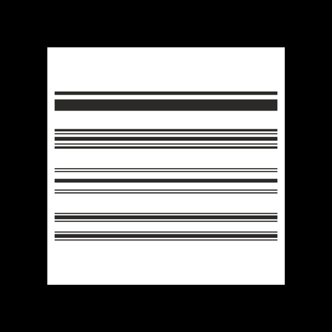 Grain Sack Stripes Stencil by Barleycorn Vintage