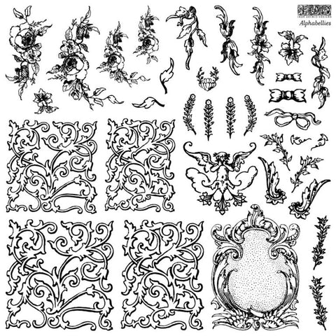 Alphabellies IOD Stamp | Furnishin Designs | $10 delivery