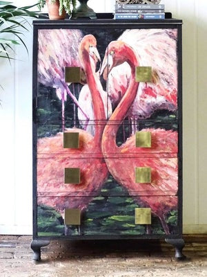 Flamingo Decoupage paper