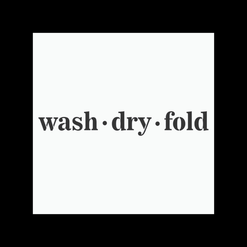 Wash Dry Fold Stencil by Barleycorn Vintage