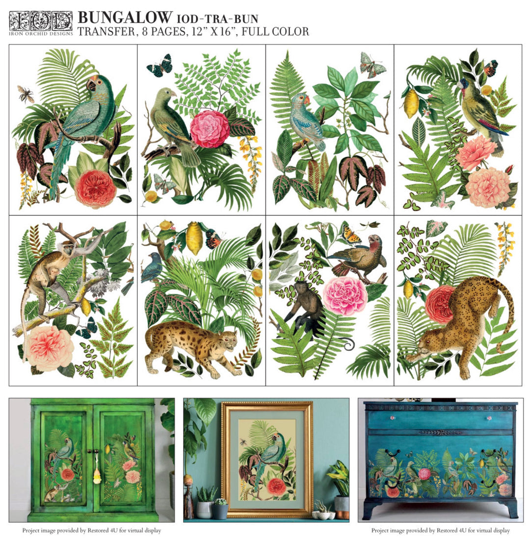 Bungalow Decor - IOD Transfer