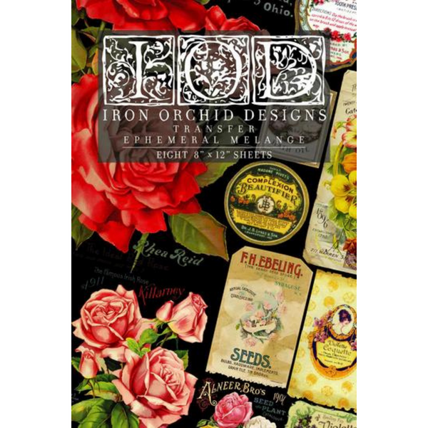 IOD Ephemera Melange Transfer | Furnishin Designs