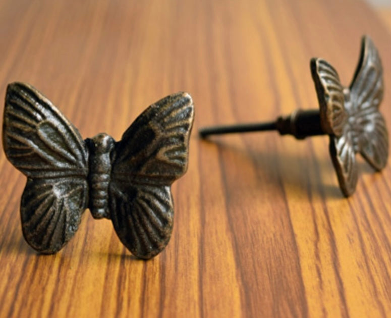 Cast Iron Butterfly Door Knob