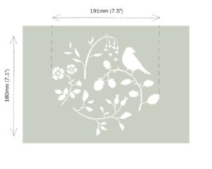 ANNIE SLOAN COUNTRYSIDE BIRDS STENCIL
