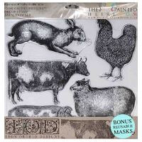 IOD Farm Animals Stamp | Furnishin Designs