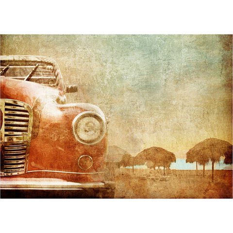 Vintage Car MINT by Michelle decoupage paper